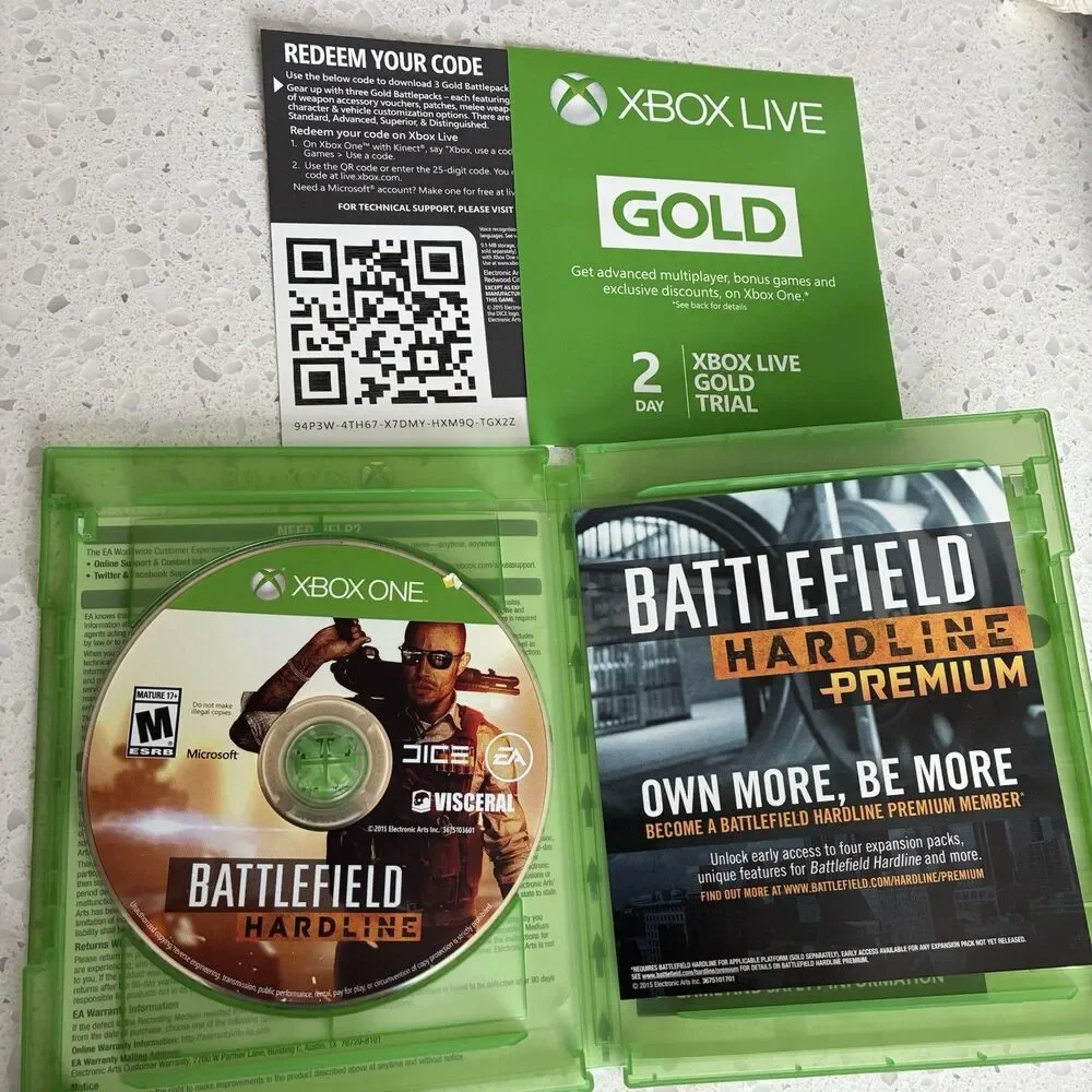 Battlefield Hardline (Microsoft Xbox One, 2015) Complete